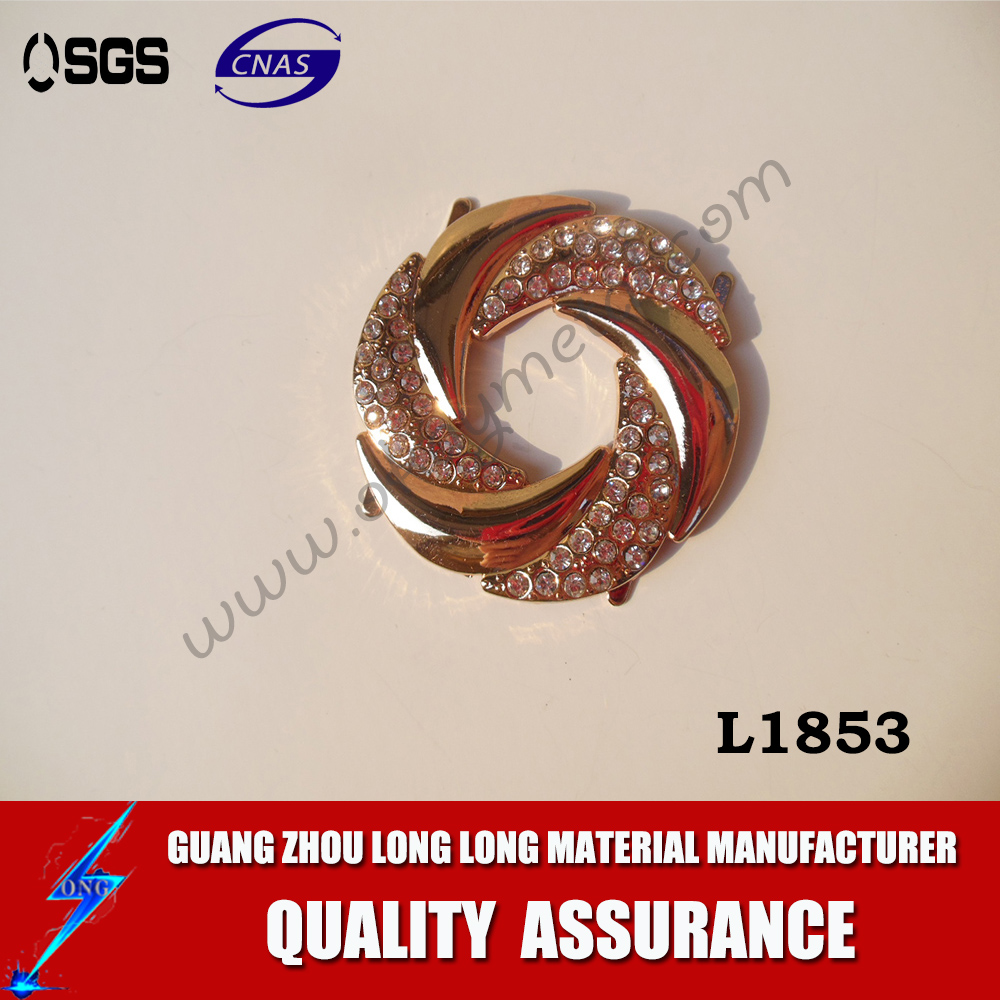 Colorful Buckle Diamond Accessories Shoes