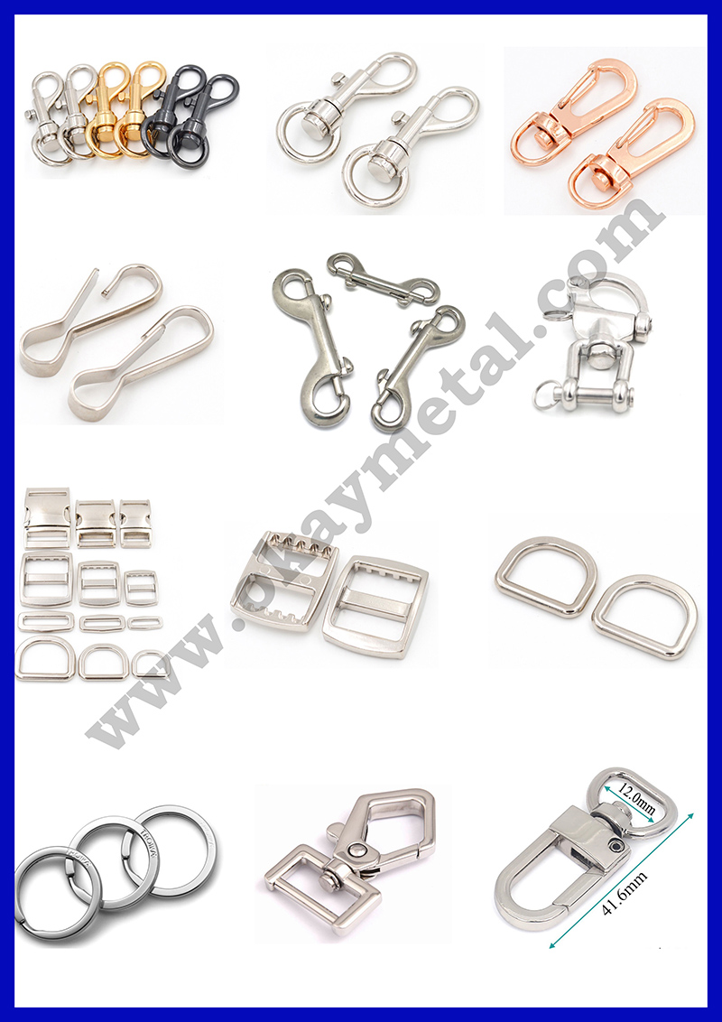 Adjustable stainless steel D Shackle for paracord bracelet