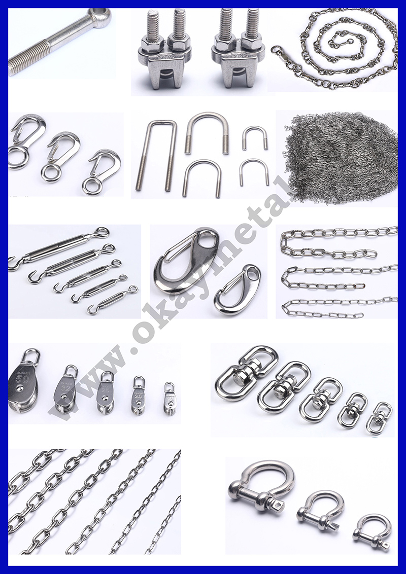 Adjustable stainless steel D Shackle for paracord bracelet