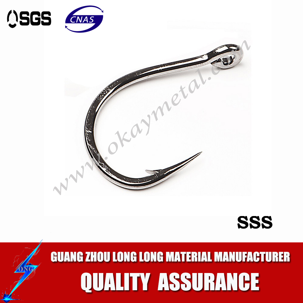  Chinese Supplier High Carbon Steel Fishing Hooks Single Fish Hook Hook Fishing Tackle Bulk 