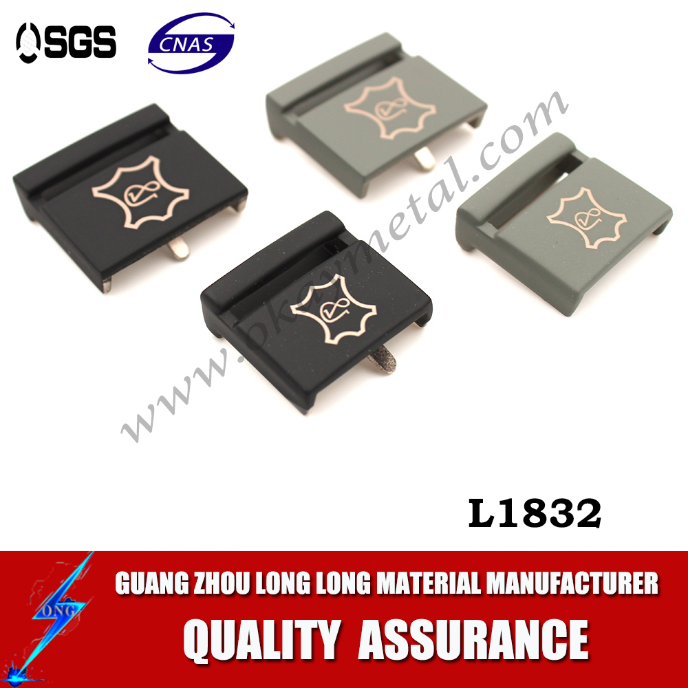 Rubber paint buckle shoes ornament for men