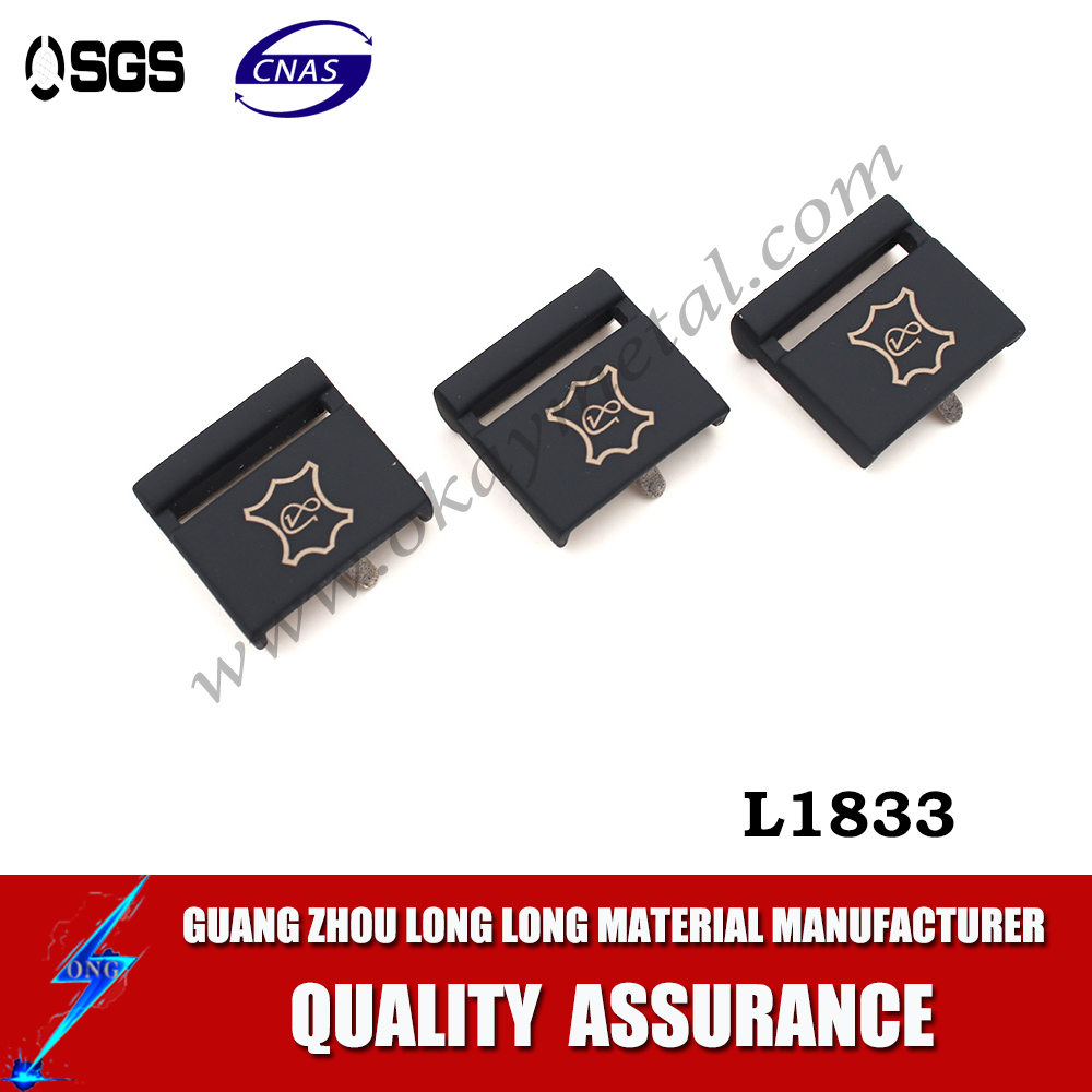 Rubber paint buckle shoes ornament for men