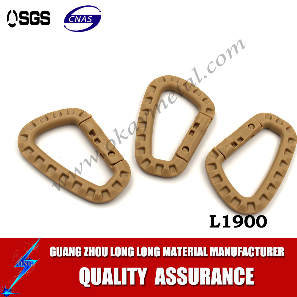 High quality climbing carabiner plastic carabiner hook clips swivel carabiner hook