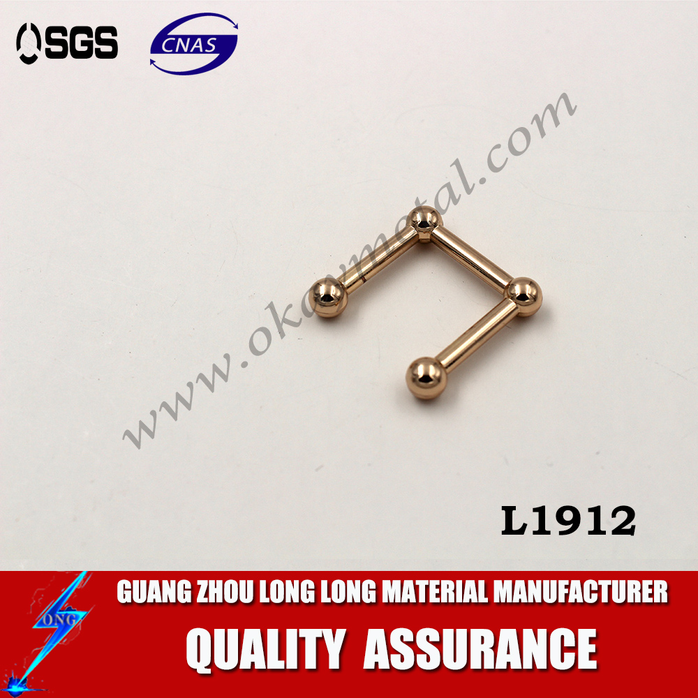 Hot sell square ring bag buckles with bottom price