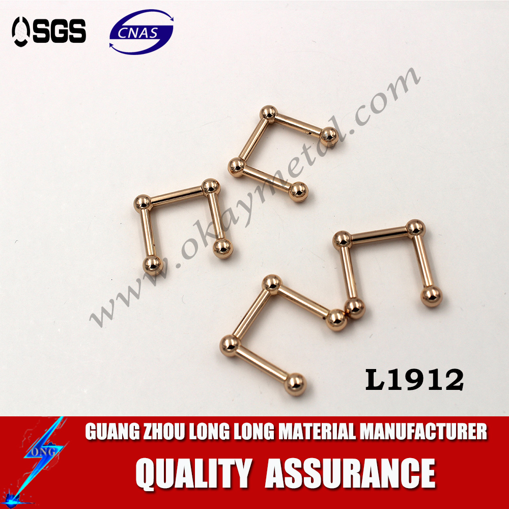 Hot sell square ring bag buckles with bottom price