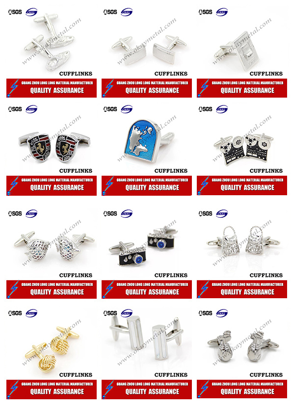 Alphabet Cuff Link Metal Letters Cufflinks