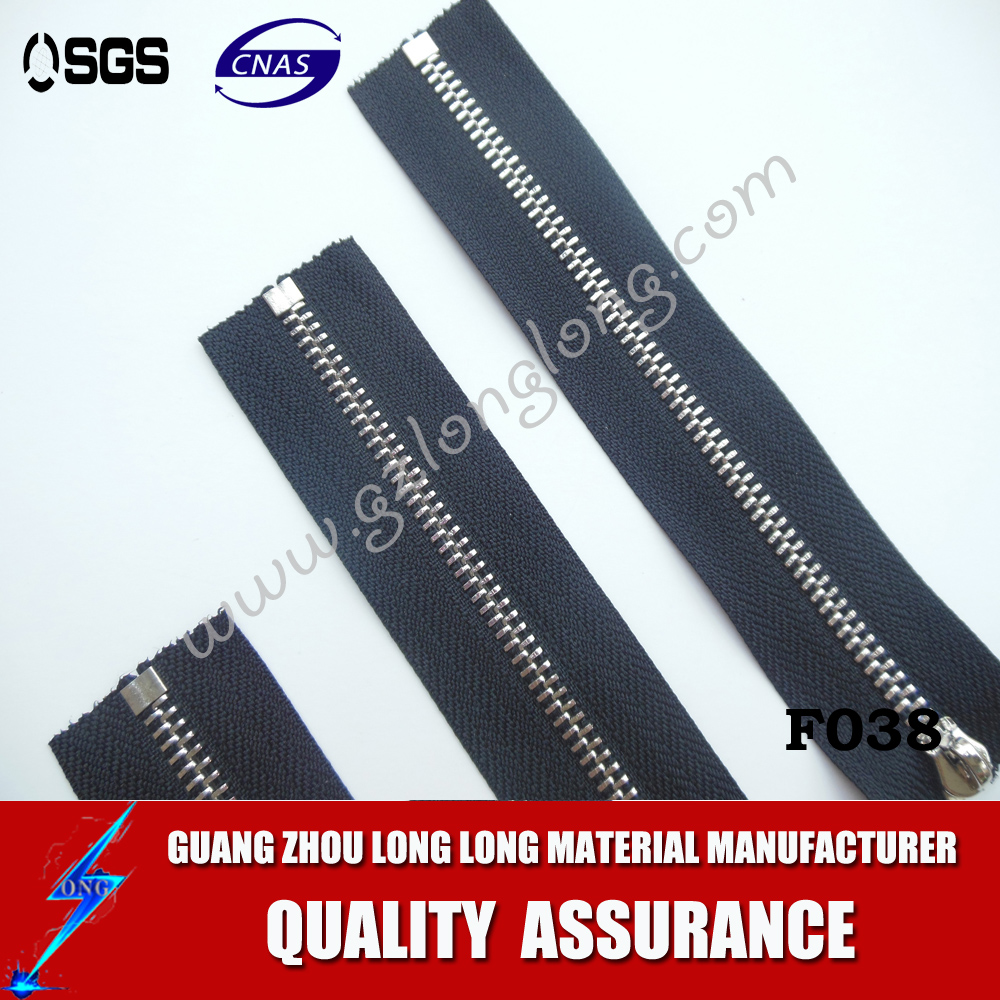 Fashionable Cheap Auto Lock Brass Metal Zipper