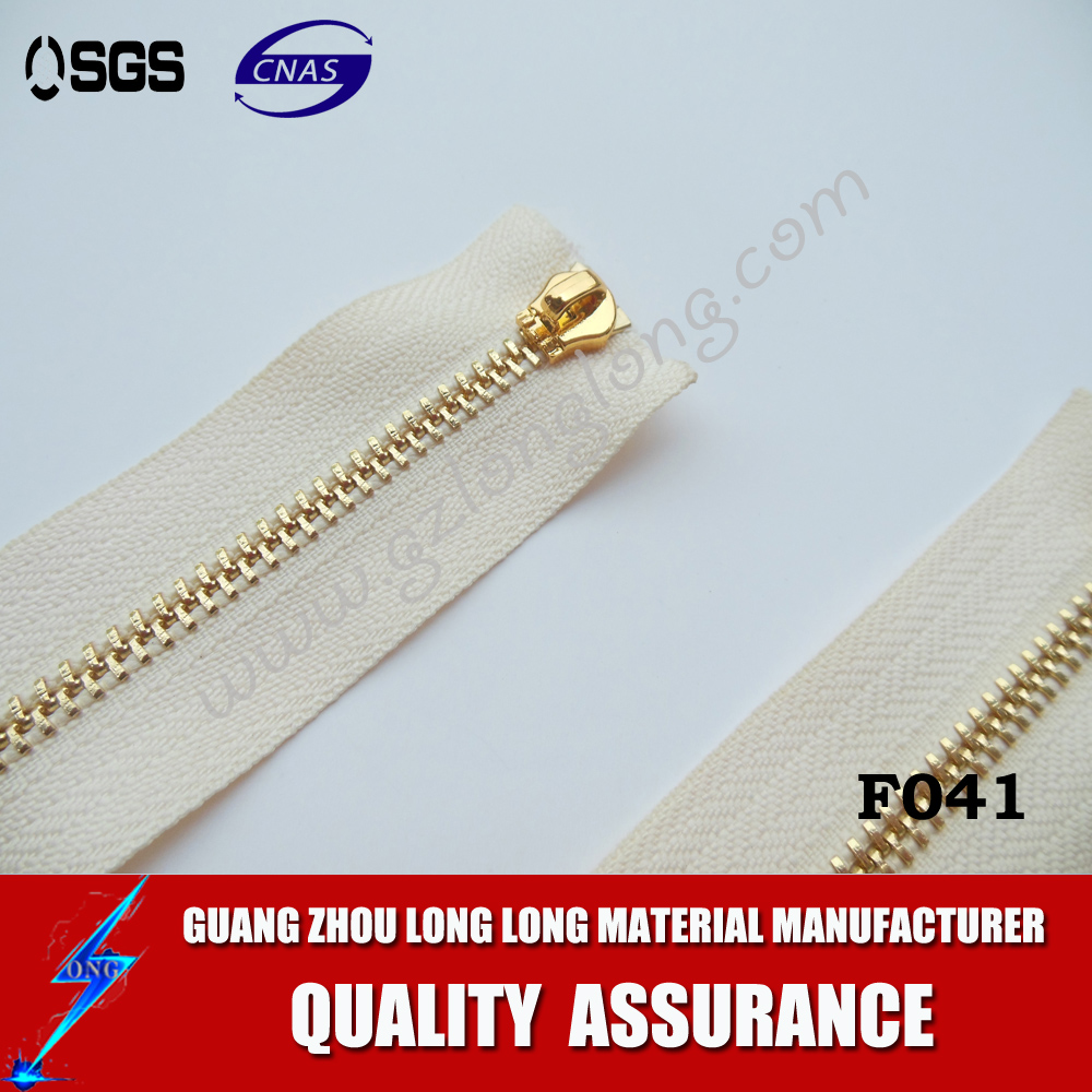 Two Way Open End Metal Zipper With Double Sliders