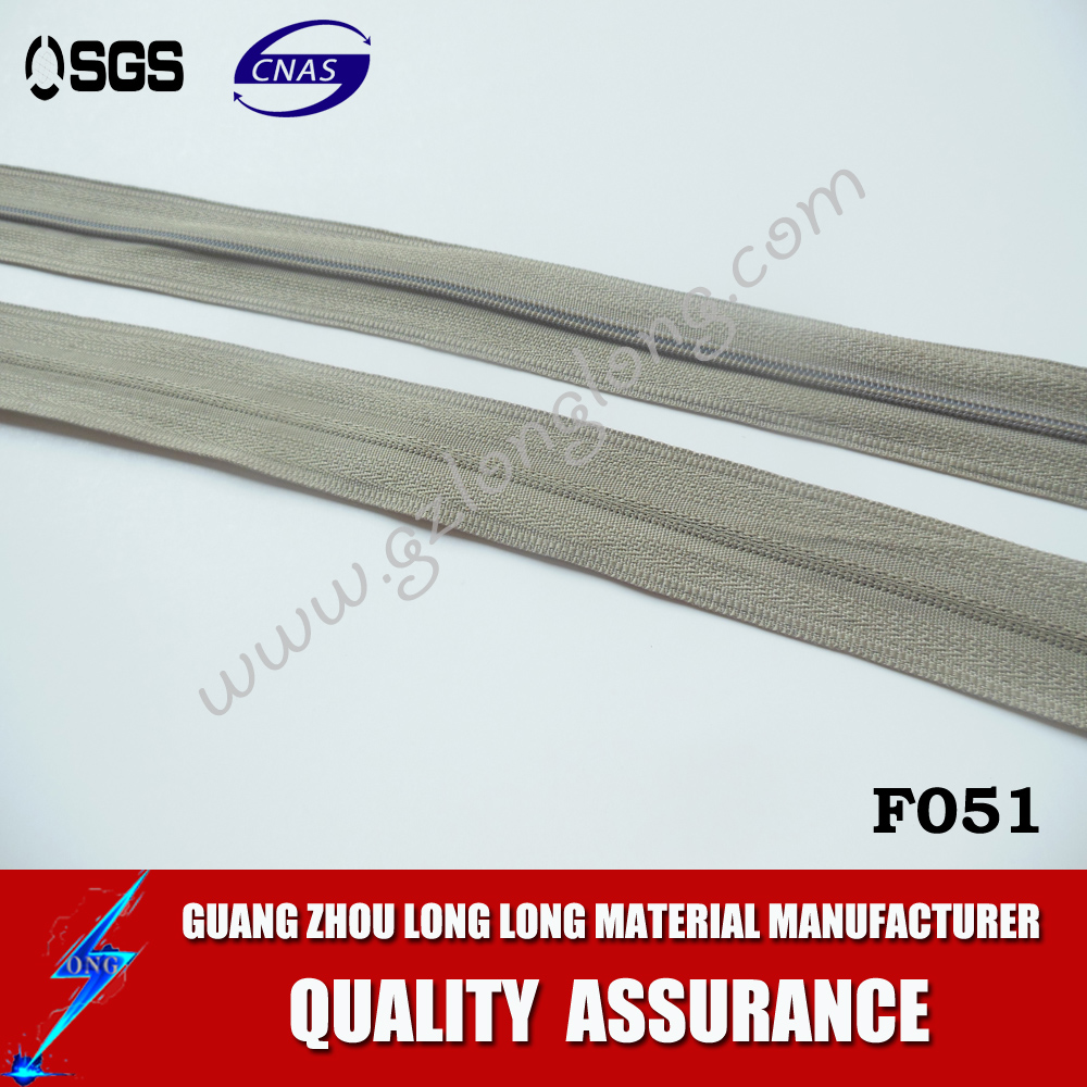 High Quality Low Price Factory Direct White Nylon Jeans Zipper