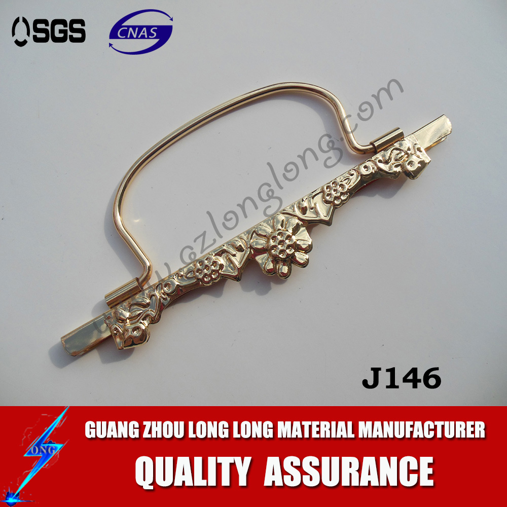 Handbag Handle Metal Frame Clutch Bag Metal Frame Metal Coin Frame