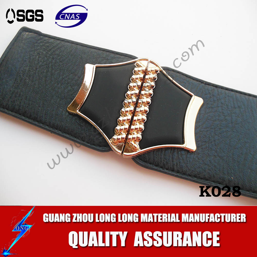 Fashion Lady Pu Printed Flower Belt Women Pu Waist Belt