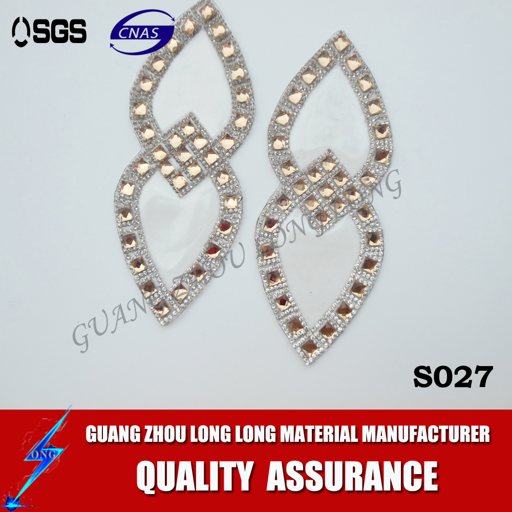Shoes Upper Accessories Dimond Motif Rhinestone Transfer Hot Fix
