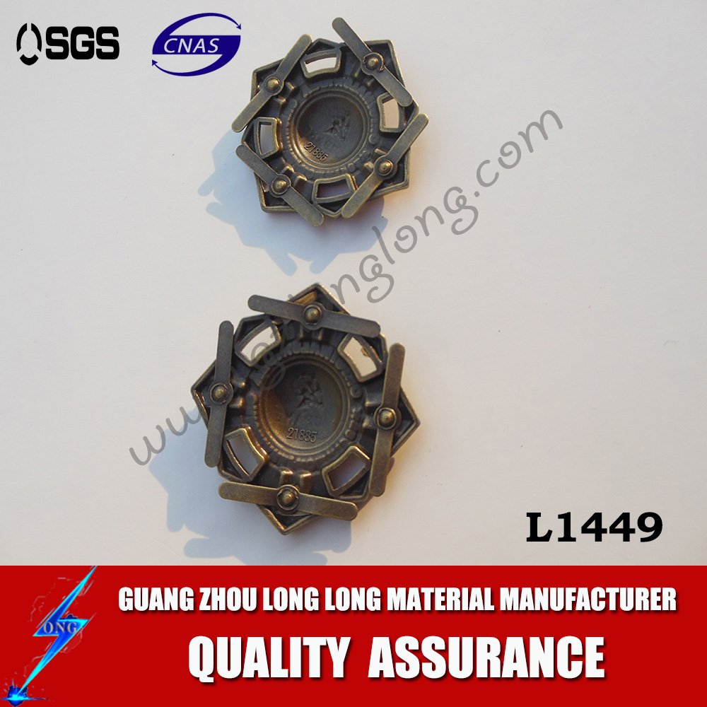 Plating Fashion Accessory Sandal Metal Buckle