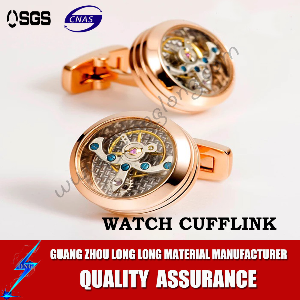 China Supplier Functional Men's Watch Movement Cufflinks