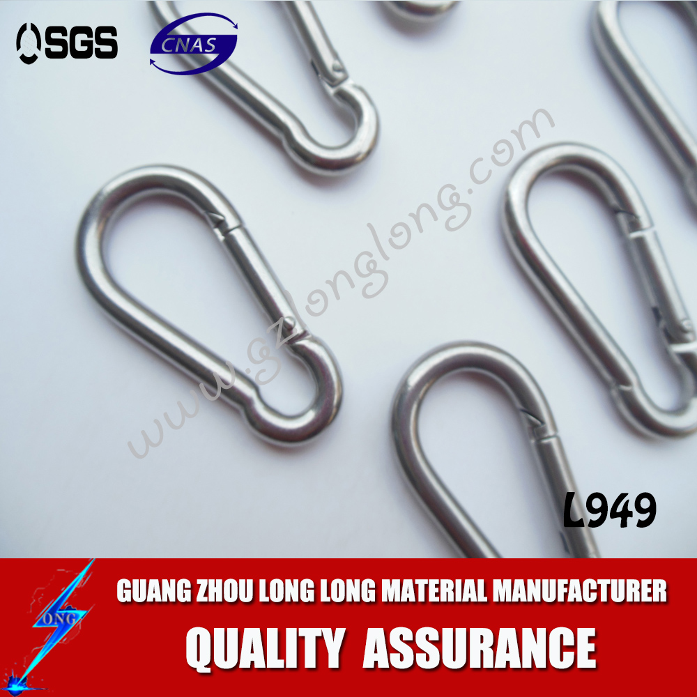 Stainless Steel Swivel Eye Safety Spring Hook
