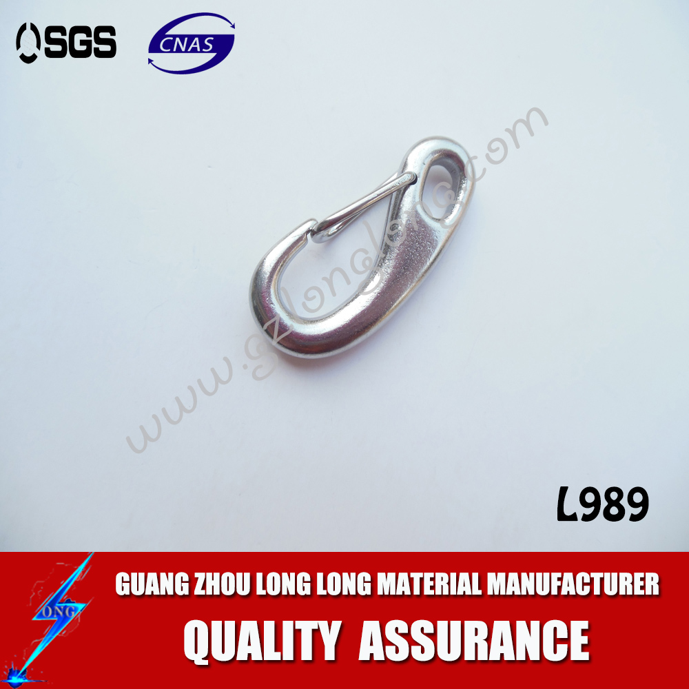 Wholesale Metal safety spring Hook/carabiner hook