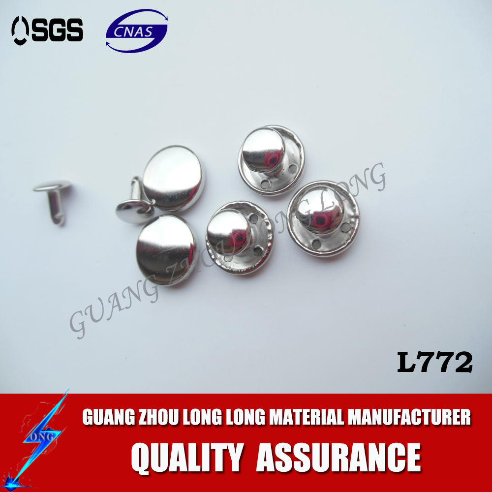 Wholesale Favorable Price Bag Stud Light Gold Metal Handbag Feet