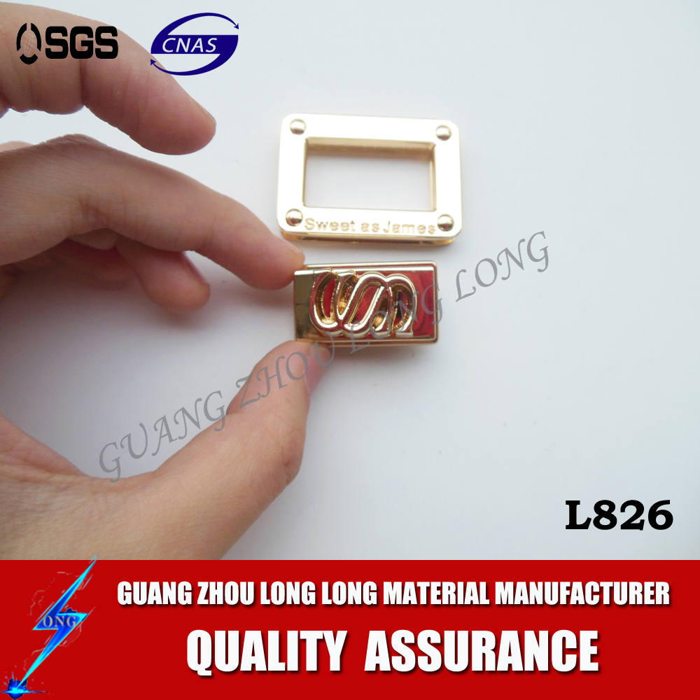 New Style Zinc Alloy Bag Push Lock For Purses