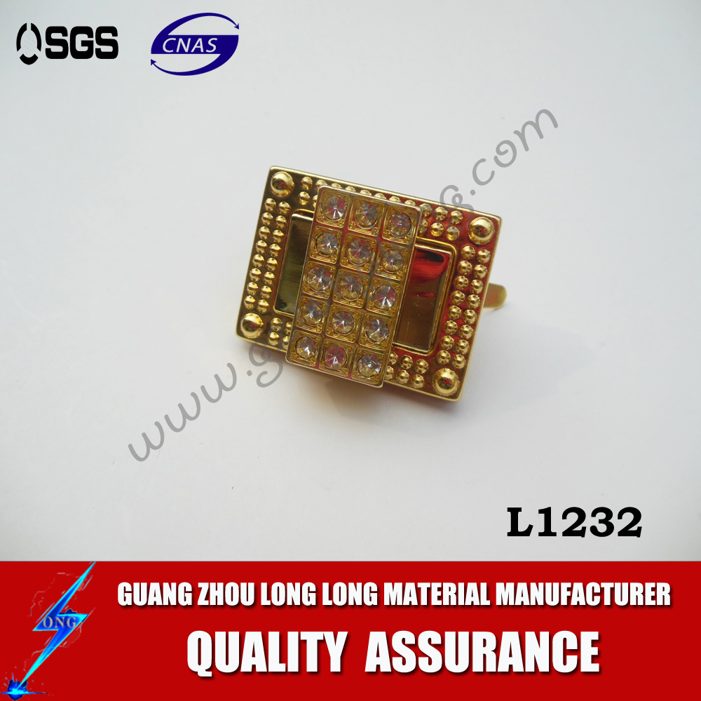 Bag Hardware Oval Twist Turn Lock For Handbags