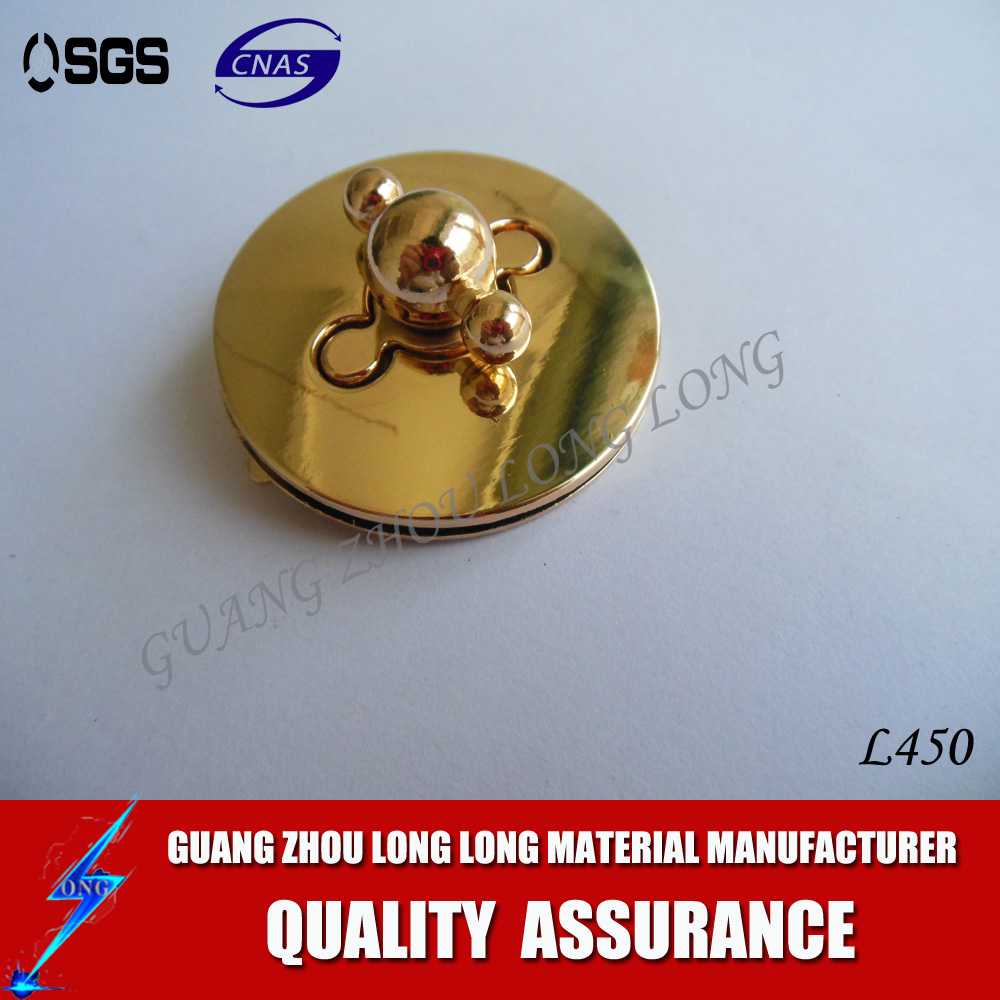 Different Size Colorful Turn Lock Bag Buckle