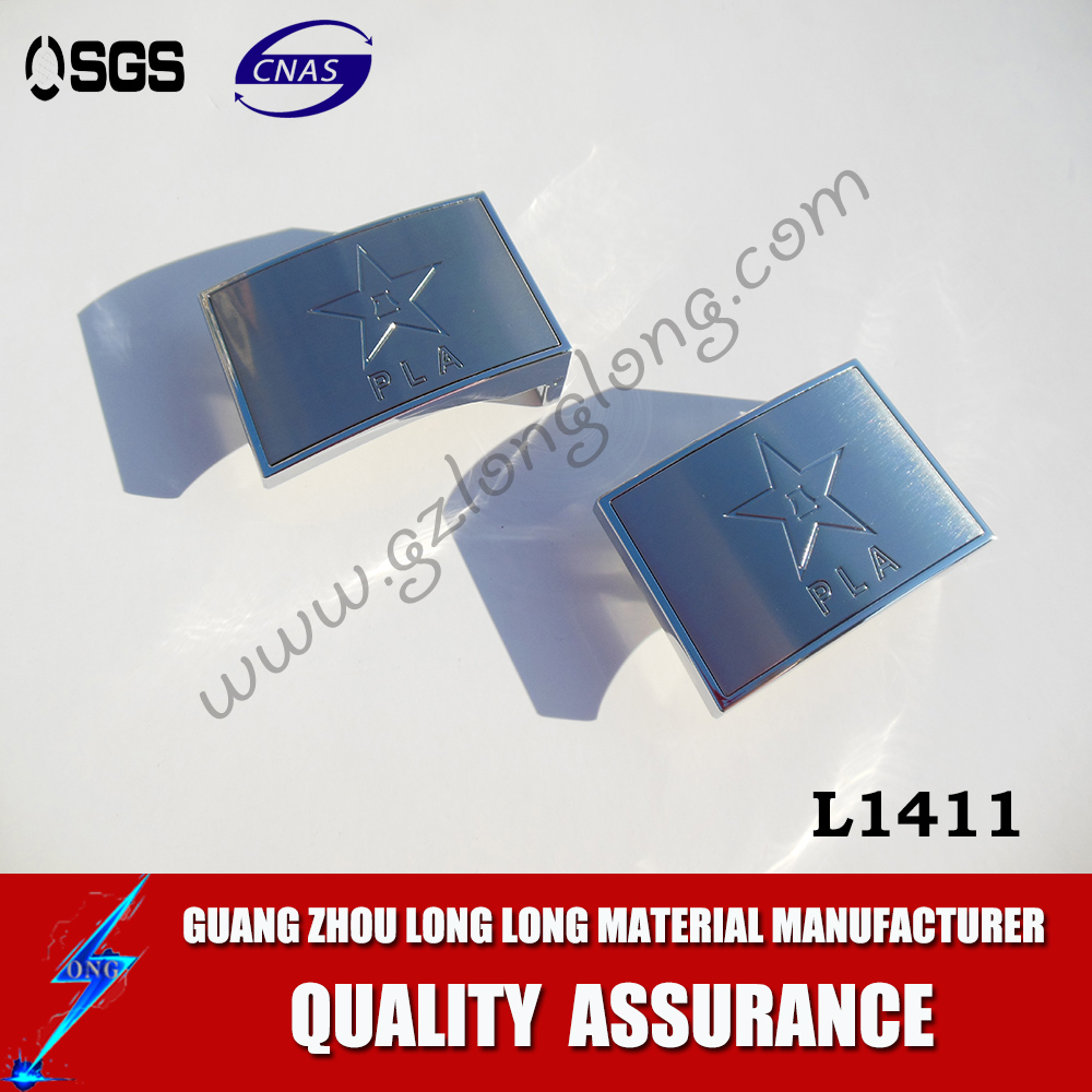 Shiny Man Belt Metal Head Buckle With Garment Accessory Custom Pin Buckles