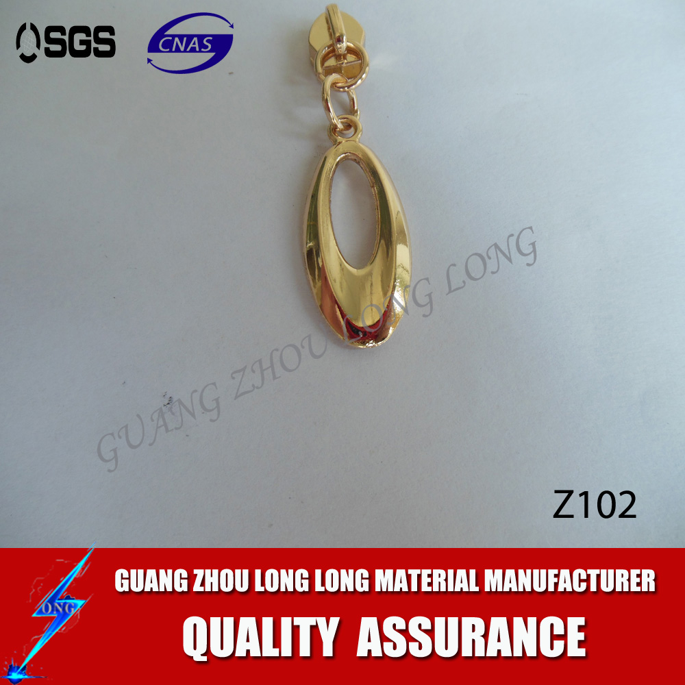 Rose Gold Metal Zipper Slider And Pull,Zip Ends,Metal Bag Gold Zipper