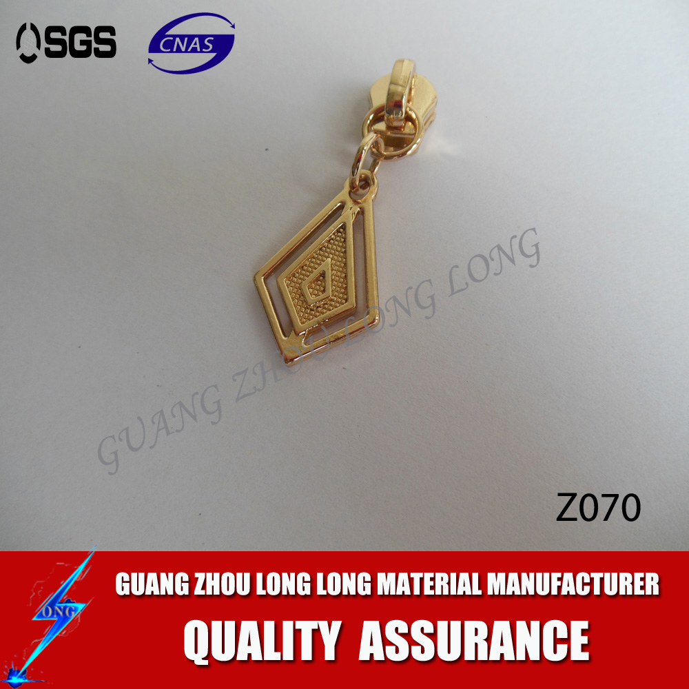 Custom Garment Hang Tag Clothing Zipper Head