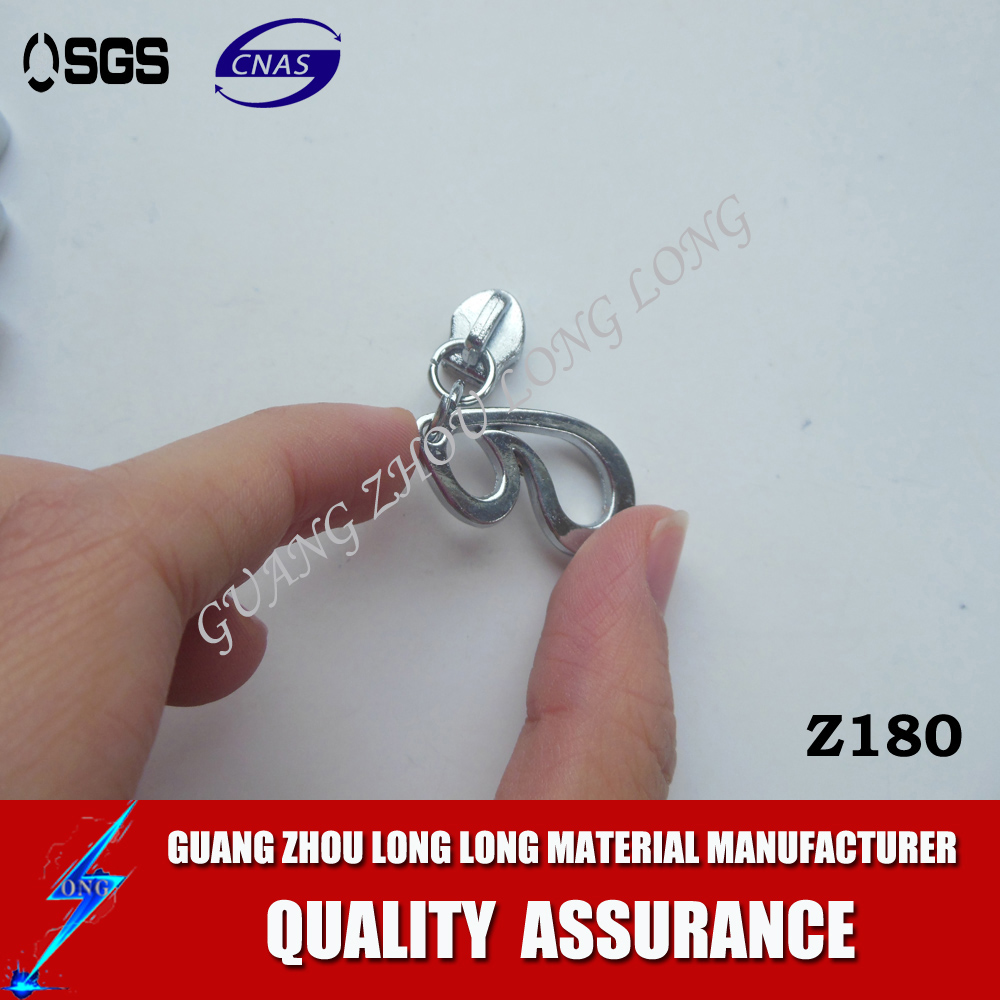 China Custom Engraved Logo Zip Puller 3d Zipper Slider And Puller