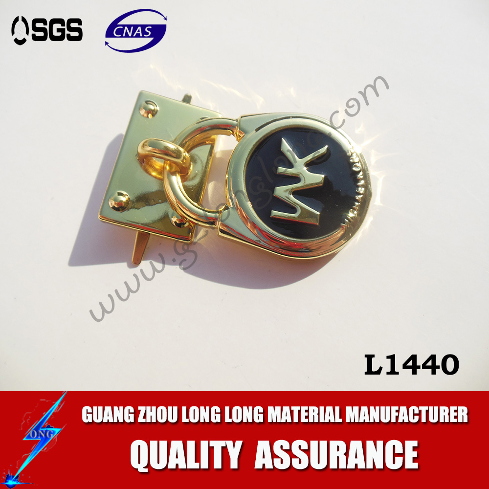 2017 Metal Brand Name Plates Logo For Bag