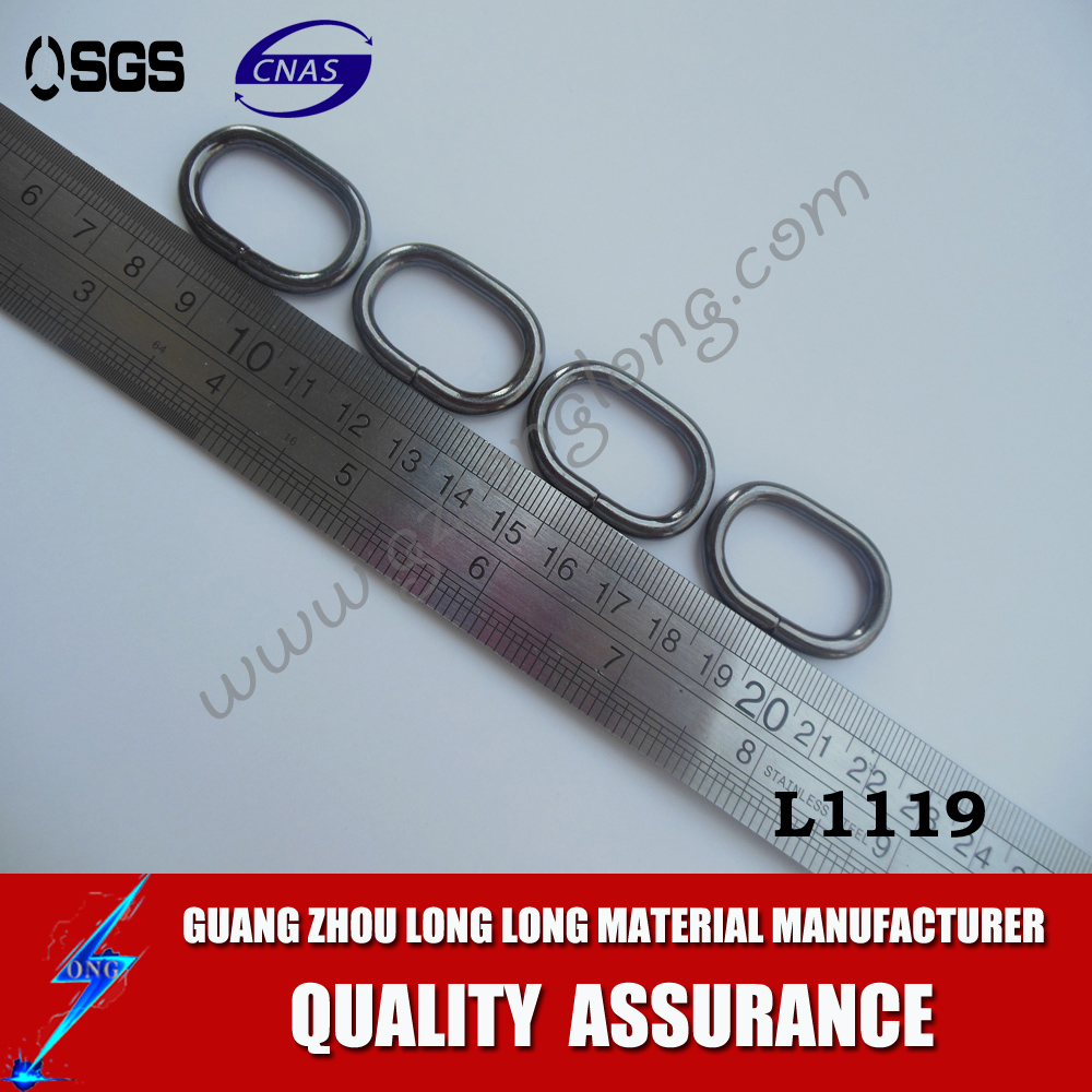 Wholesale Metal 1 inch Non Welded Nickel Plated D-Ring for bags
