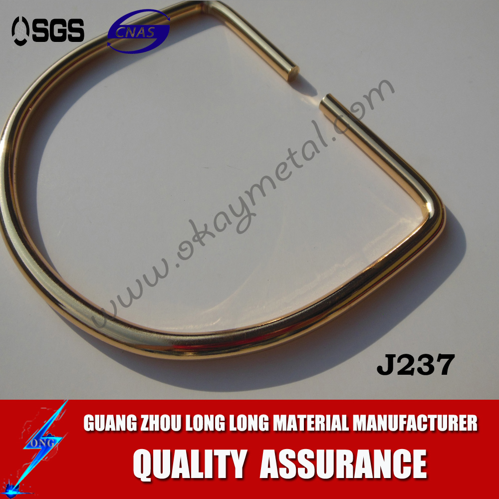 Rectangular And Curved Metal Bag Handles