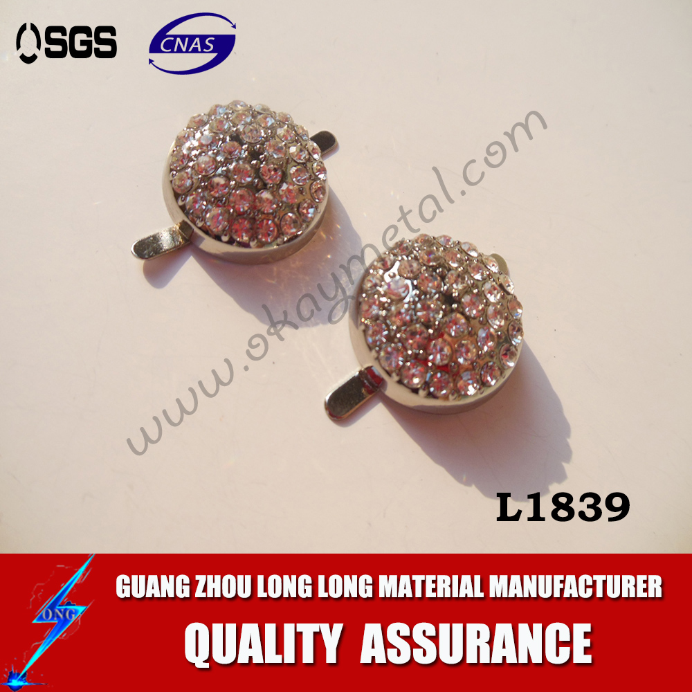 Colorful Buckle Diamond Clip On Accessories For Shoes