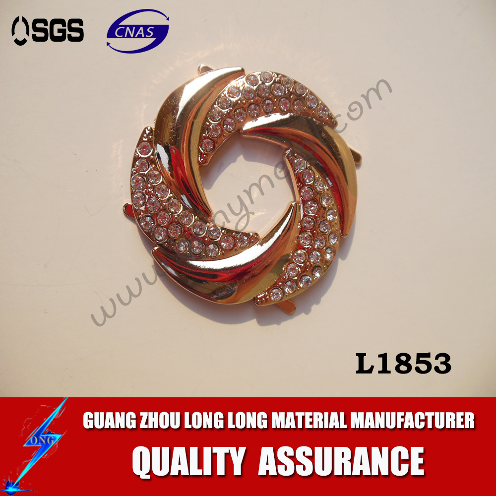 Colorful Buckle Diamond Accessories Shoes