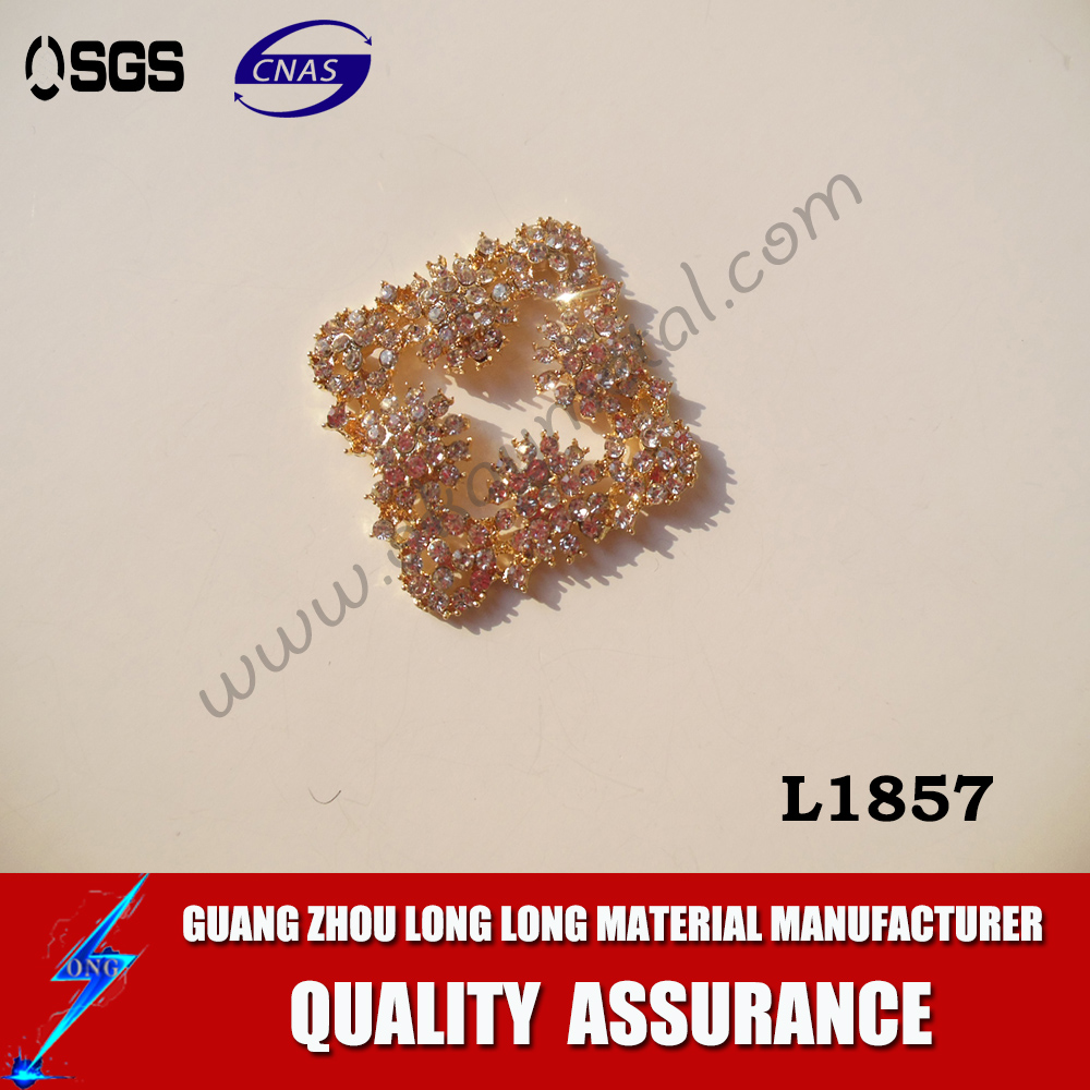 Bling Diamond Ornament With Metal Clip Buckle For Women Shoes