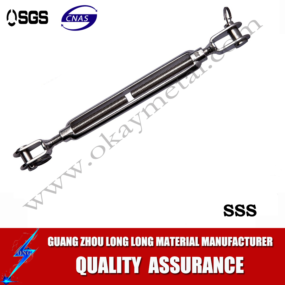High Quality Alloy Steel European Type Double Jaw Turnbuckle 