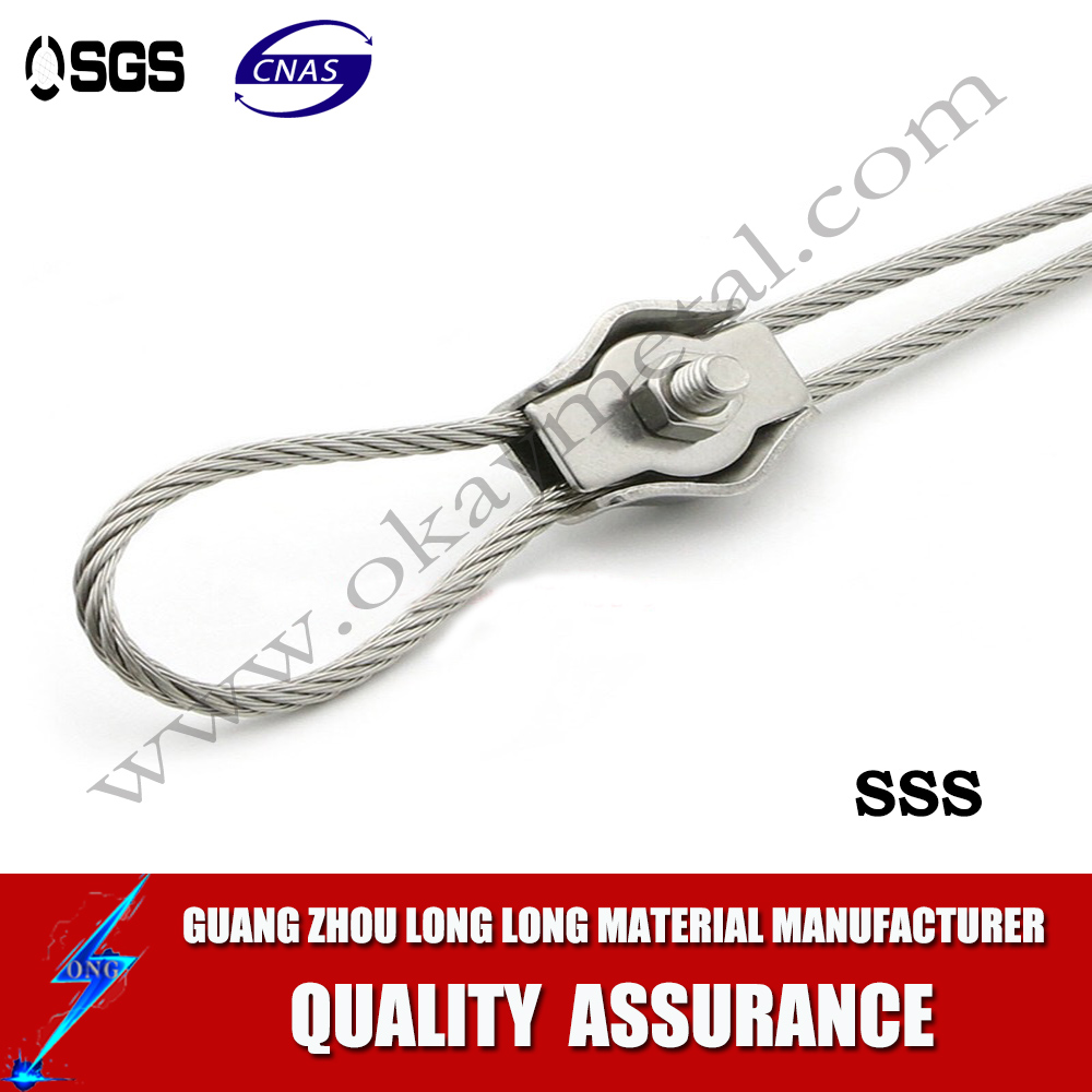 Aluminium Steel Core Galvanized Pressed Wire Rope Sling with China supplier 