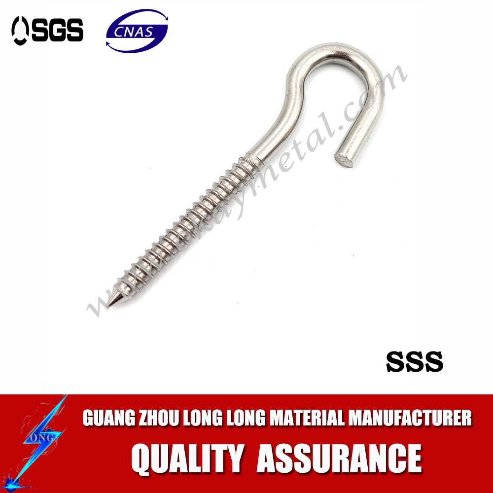 factory supply High Quality Stainless Steel Hook eye Screw