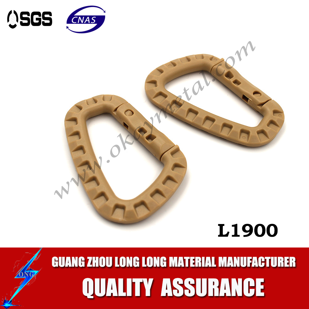 High quality climbing carabiner plastic carabiner hook clips swivel carabiner hook