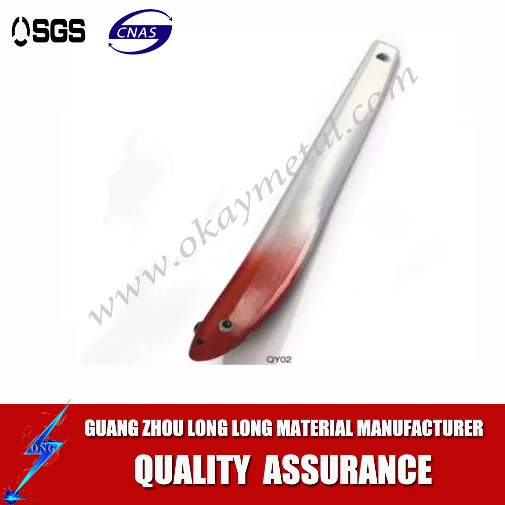 lead fish white red colour several size 