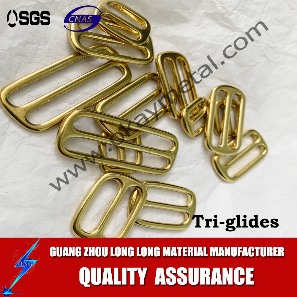 Tri-glides  Metal Tri-Glide Buckle Bag Hardware Accessories Zinc