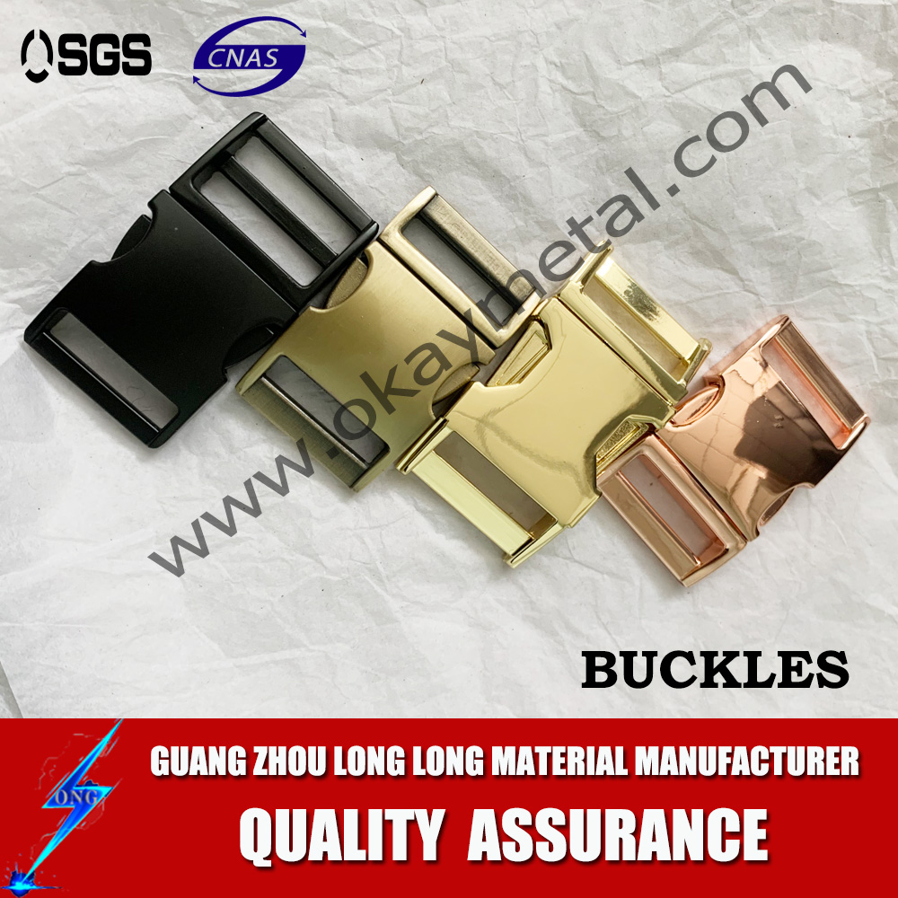 Custom Logo Metal Quick Side Release Buckle For Pet