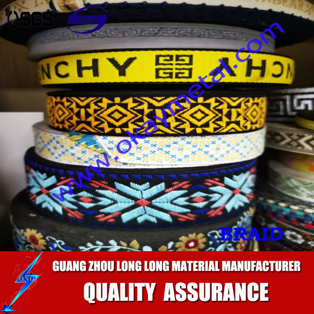 Top quality woven webbing custom polypropylene wholesale webbing colorful braided webbing