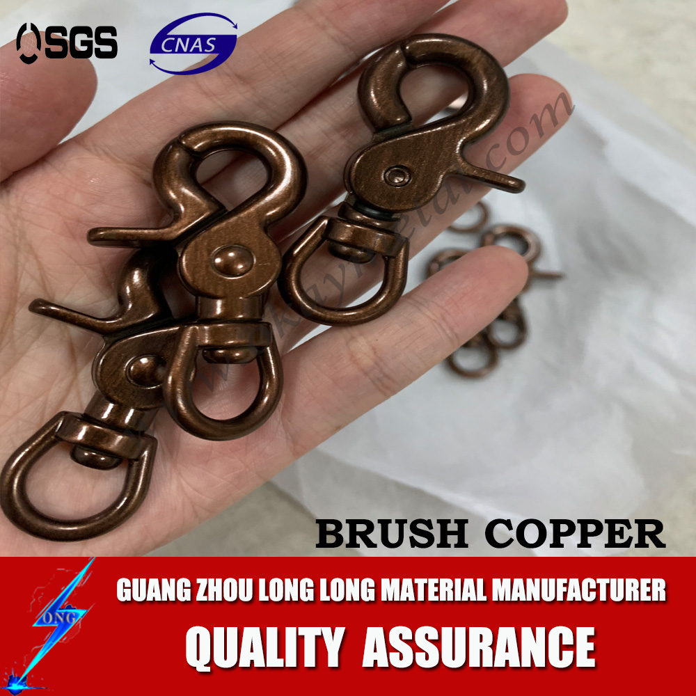 brush copper Dog Collar hardware Metal Quick Side Release Buckles For Dog Collars 