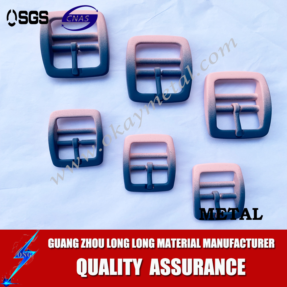 Rubber coating finished Clasp Hook Adjustable Slip-Resistant Belt Buckle Accessories 